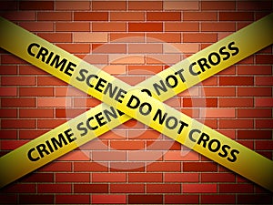 Crime scene background