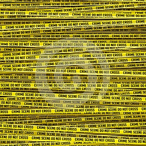 Crime scene tape