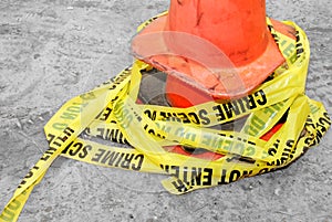 Crime scene tape