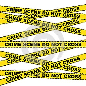 Crime Scene Warning Background