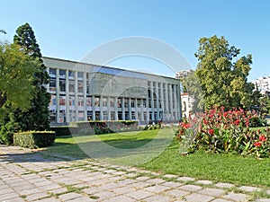 Crimea. The city hall building in Yalta photo