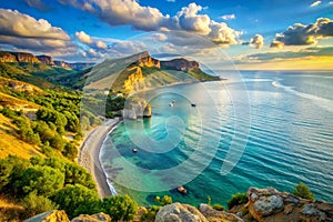 Crimea Sea Coast A Glimpse of the Black Sea