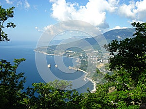 Crimea sea lanscape photo