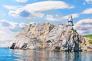 Crimean Cape and the Swallow Nest Castle, beautiful sea view