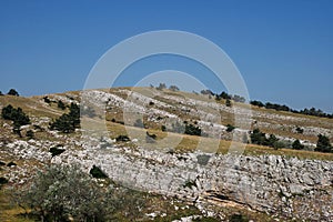 The Crimean mountains