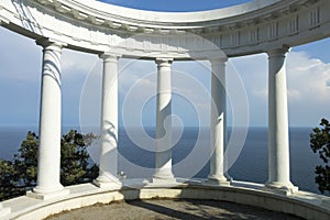 Crimean nature. Rotunda on the Tsars Path. photo