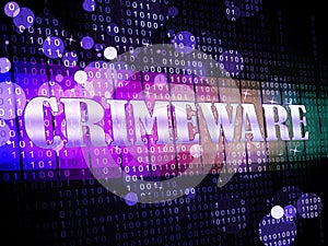 Crimeware Digital Cyber Hack Exploit 3d Illustration