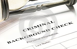 Criminal background check