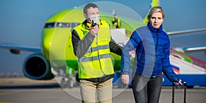 Criminal detention at an airport