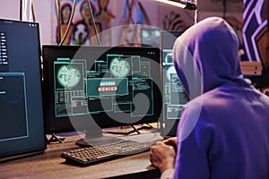 Criminal hacking system unsuccessfully