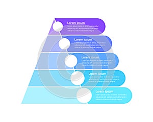 Criminal justice system infographic chart design template. Major institutions. Abstract vector infochart with blank copy spaces.