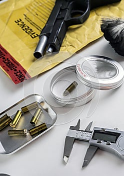 Criminalistic Laboratory, Bullet shell analysis