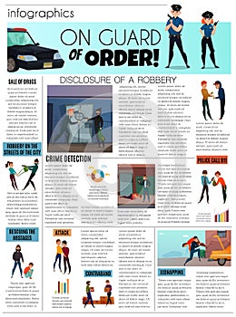 Criminals Infographic Set