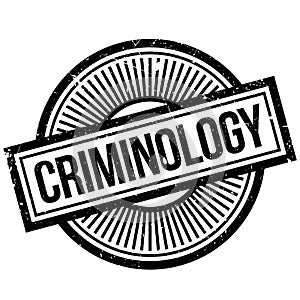 Criminology rubber stamp photo