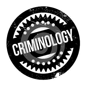 Criminology rubber stamp photo