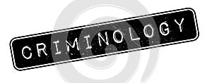 Criminology rubber stamp