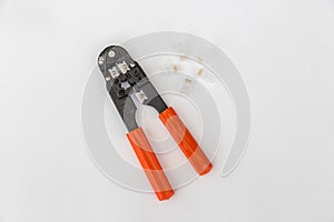 Crimping RJ45 LAN cable