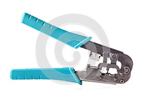 Crimping tool for crimping internet cable