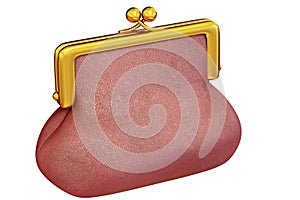 Crimson purse