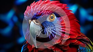 Crimson Rosella colorful Parrot