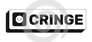 Cringe rectangle UI web button