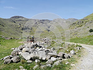 Crinkle Crags from Oxendale, Great Langdale