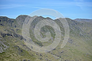 Crinkle Crags from summit of Pike of Blisco, Lake District
