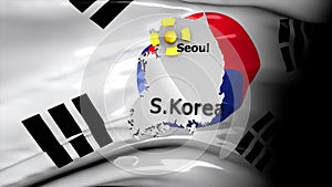 Crisis location map series, South Korea.