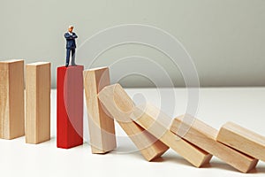 Crisis Manager. Stop the fall of the company. The cessation of the domino effect photo