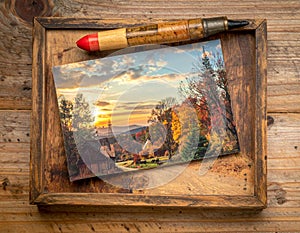 Crisp Beginnings- January Letterpress Print