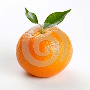 Crisp And Clean Oshare Kei Style Orange With Leaves