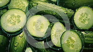 Crisp cucumbers