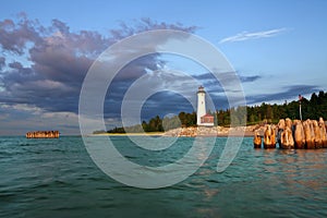 Crisp Point Lighthouse.
