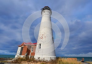 Crisp Point Lighthouse on Lake Superior