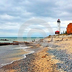 Crisp Point Lighthouse 2 photo