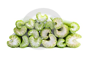 Crisp sliced celery