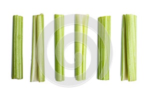 Crisp sliced celery