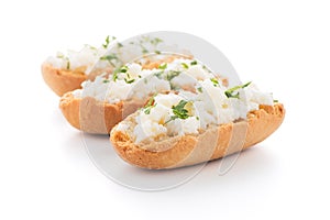 Crispbread with fromage