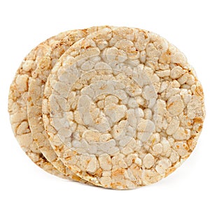 Crispbread Isolated on White Background