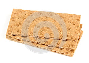 Crispbread Isolated on White Background