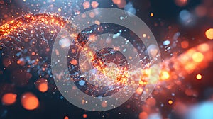 crispr highly detailed view of genetic sequence explosion