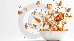 Crispy Cereal Explosion, A Delicious Breakfast