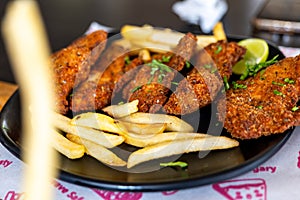 Crispy Chicken and Fries photo