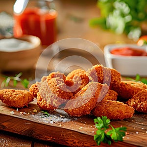 Crispy Chicken Tenders: Golden and Gourmet