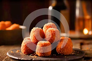 Crispy croquettes, a classic Spanish dish