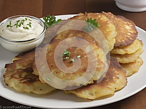 Crispy Delights. Mastering the Art of Kartoffelpuffer. Grated Potato Pancakes