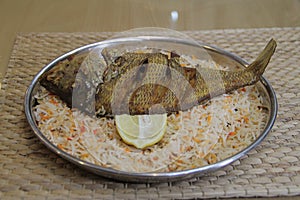 Crispy Fish Fried biryani