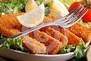 Crispy fish sticks