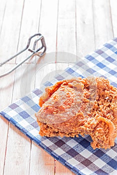 Crispy fried chicken