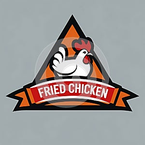 Crispy Fried Chicken Logo Design